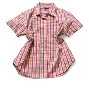 Vintage‎ bkle Multicolored Plaid Button Up Shirt